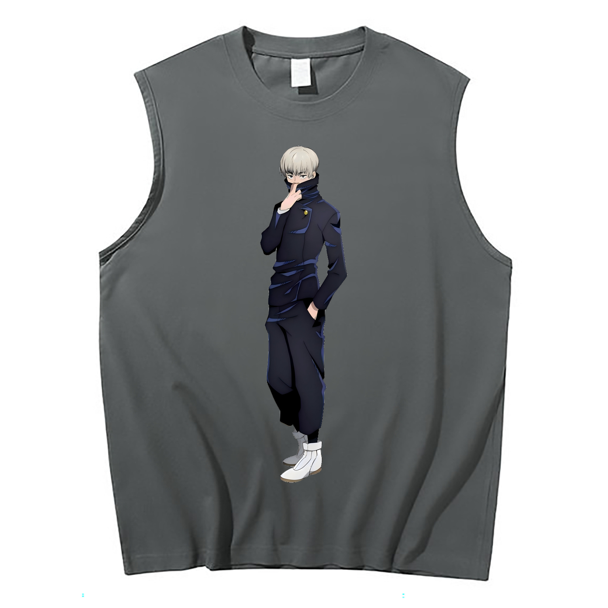 （画像用） 呪術廻戦 Jujutsu Kaisen コットン100％タンクトップ（フロントプリント）